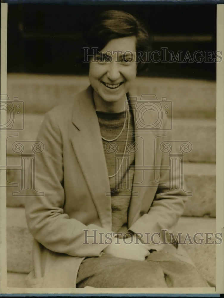 1929 Press Photo Margaret Gregson, winner of Bryn Mawr European Fellowship - Historic Images