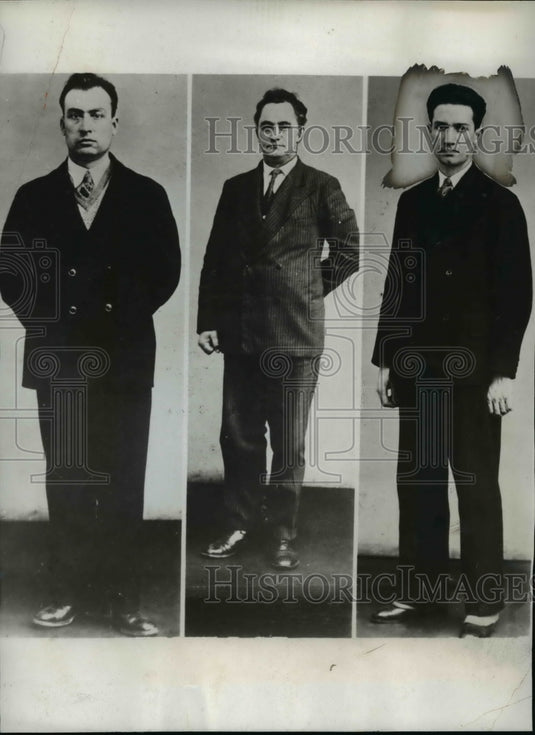 1933 Press Photo Wassil Konstantinofe Taneff, et al- Charge w/ Reichstag Fire - Historic Images