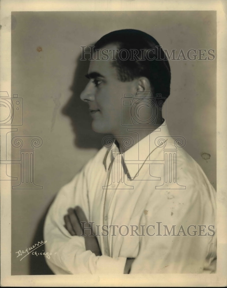 1930 Press Photo Blair Steward, featured tenor at Loew&#39;s State Theater - Historic Images