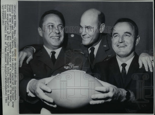 1966 Press Photo Doc Blanchard, Arnold Tucker & Glenn Davis, stars of Army teams - Historic Images
