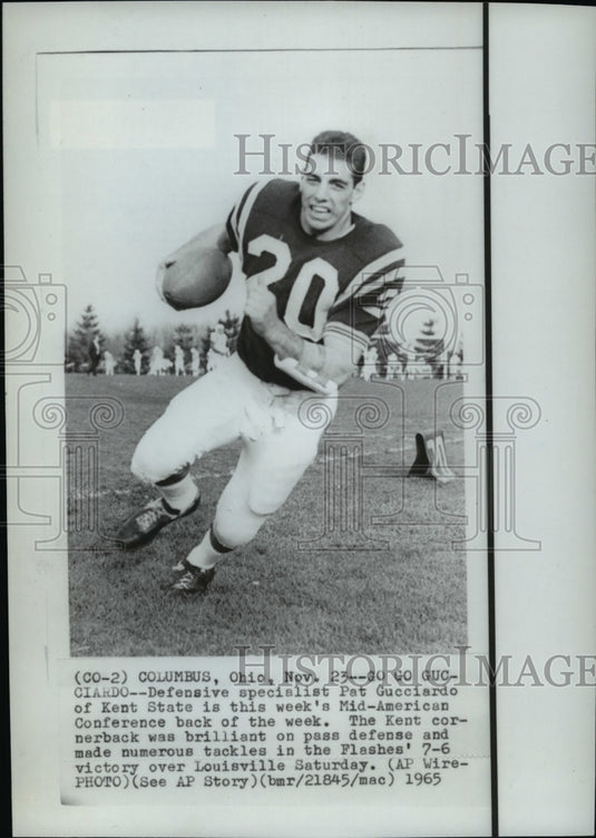 1965 Press Photo Defensive specialist Pat Gucciardo at Mid-American Conference- Historic Images