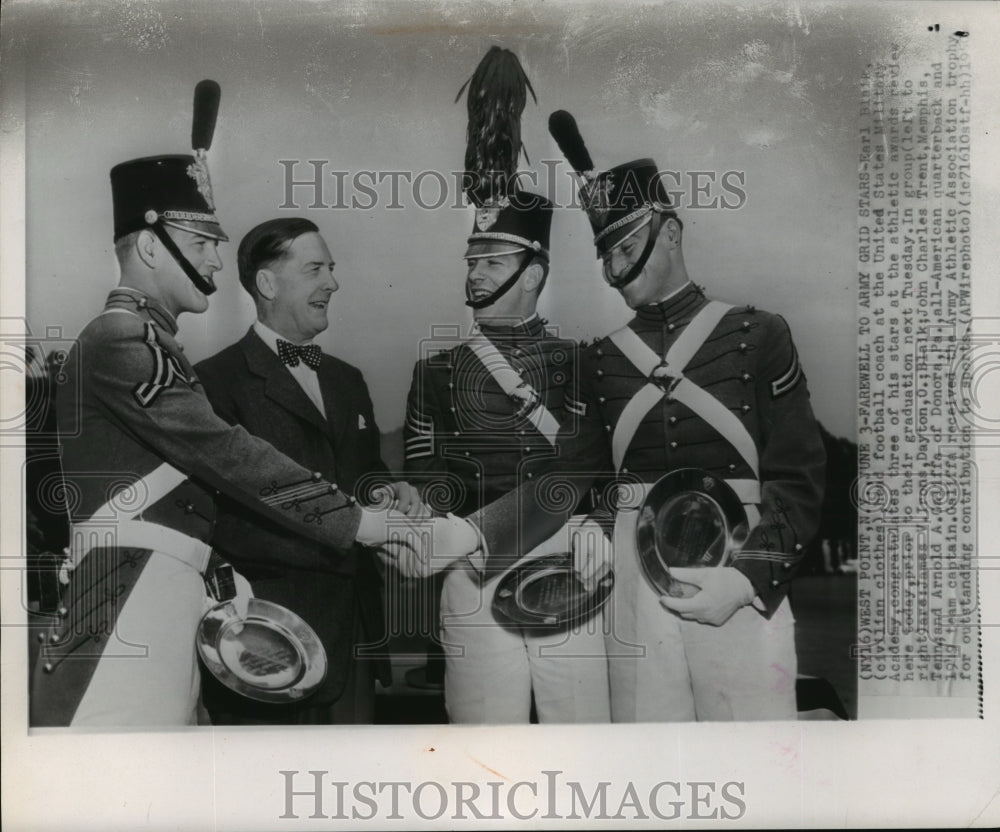 1950 Wire Photo Football-Karl Blaik, Head Coach at the U.S. Military Academy. - Historic Images