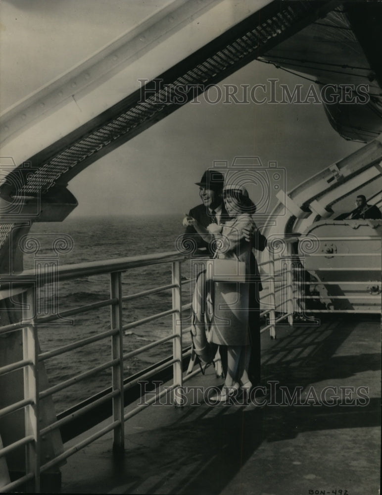 1962 Press Photo Fred Mac Murray and Jane Wyman-Bon Voyage movie - Historic Images