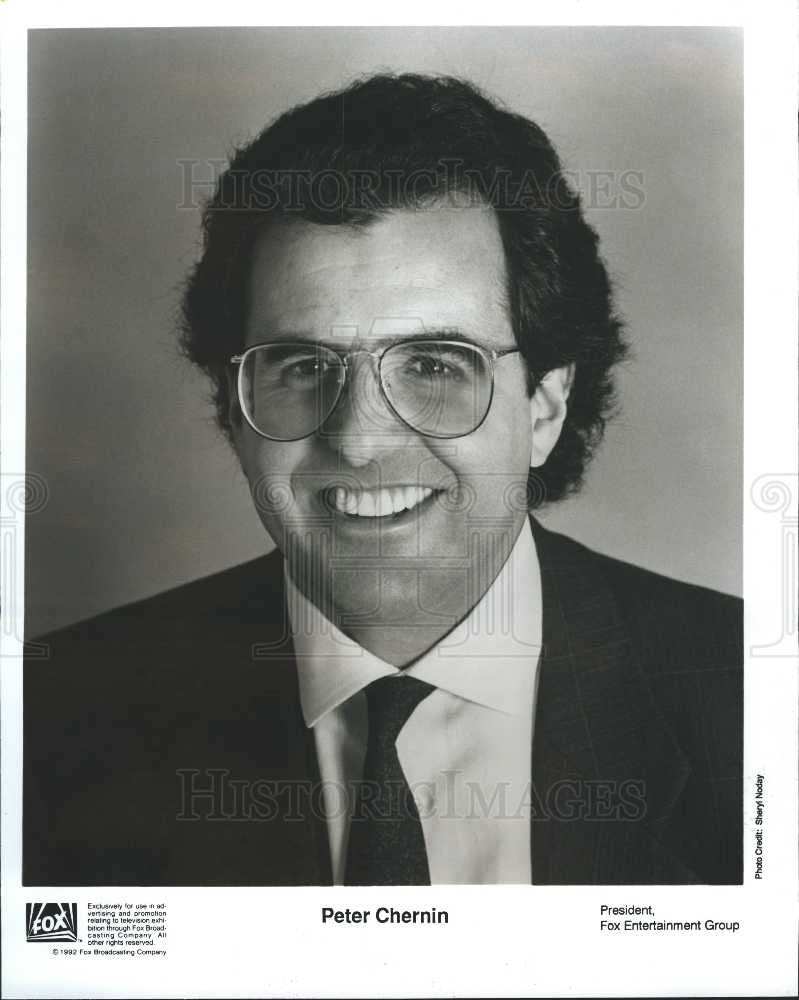 1992 Press Photo Peter Chernin Entertainment President - Historic Images