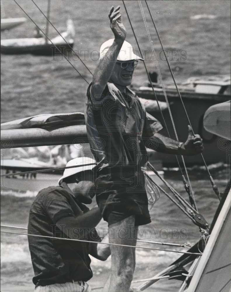 1967 Press Photo Chichester Aviator Sailor - Historic Images