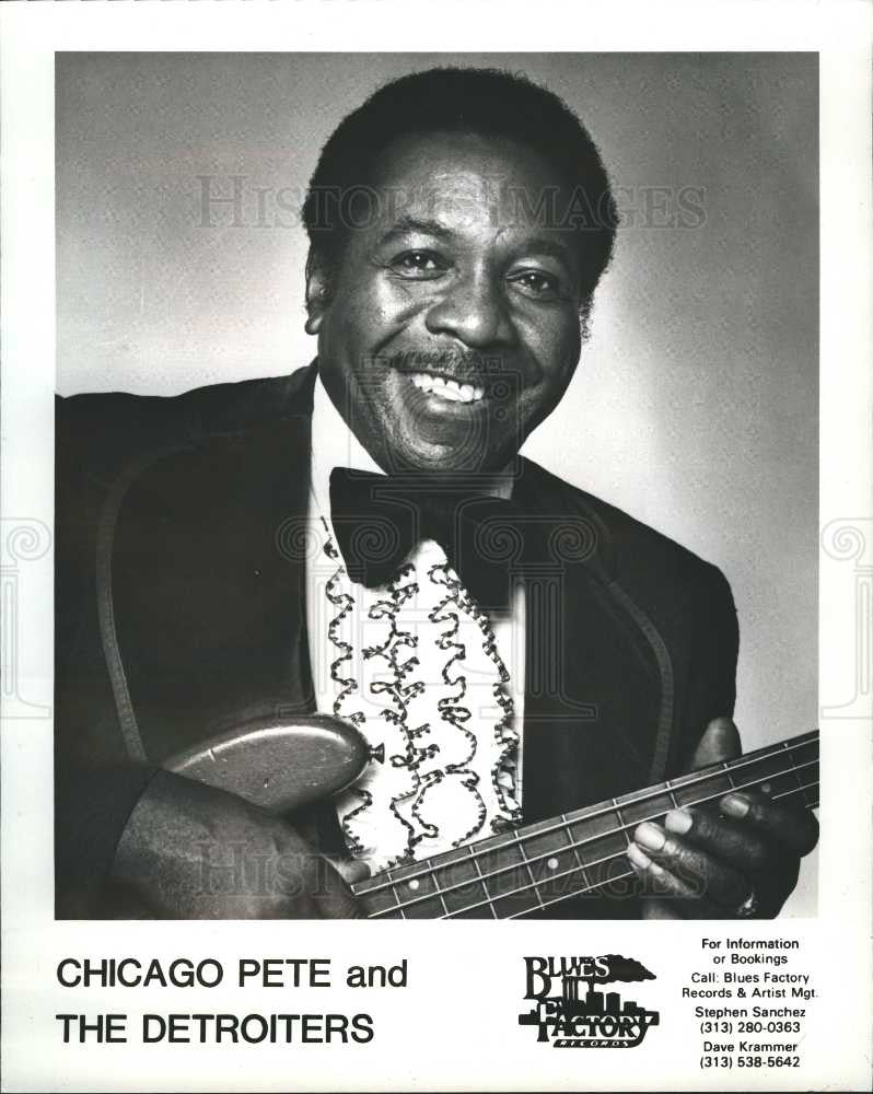 1991 Press Photo Chicago Pete and the Detroiters blues - Historic Images