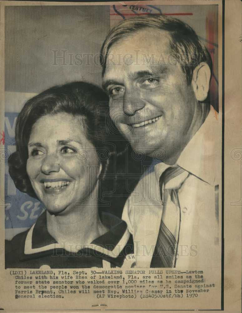1979 Press Photo Lawton Chiles American politician - Historic Images