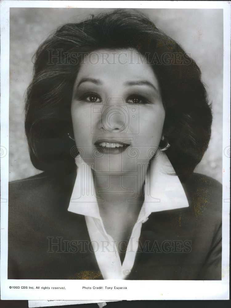 Press Photo Connie Chung American journalist - Historic Images