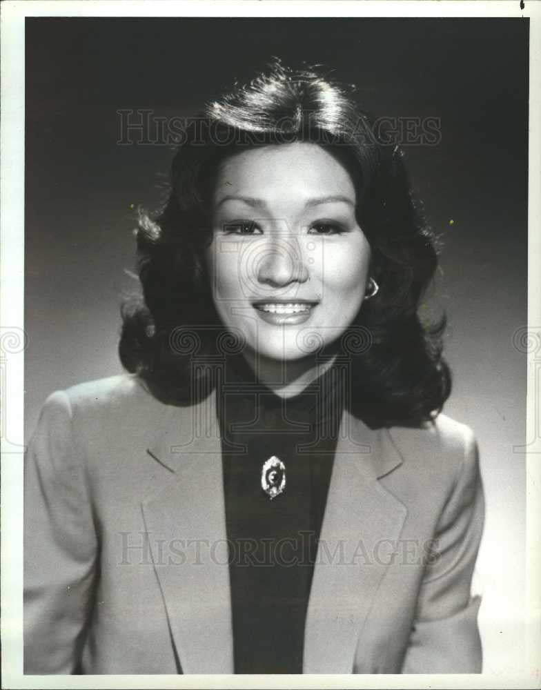 1989 Press Photo Connie Chung news anchor NBC - Historic Images