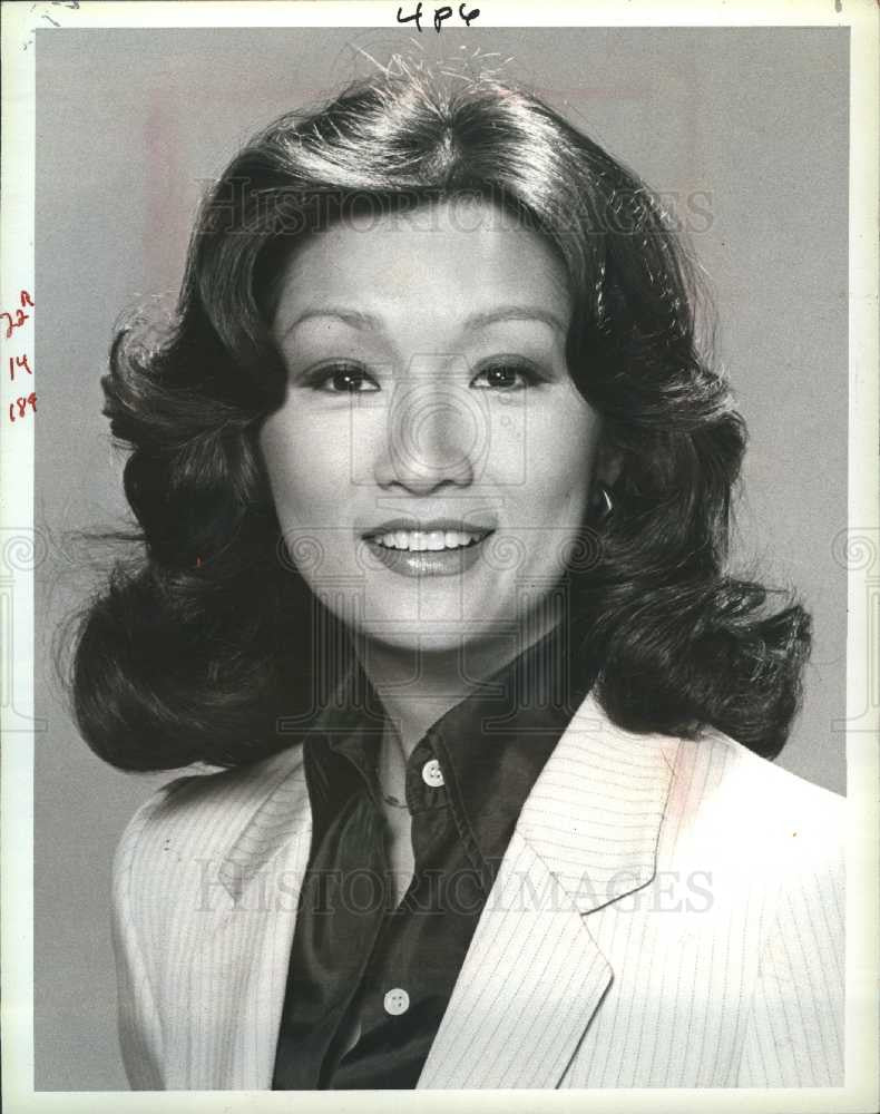 1984 Press Photo Connie Chung Journalist Anchor - Historic Images