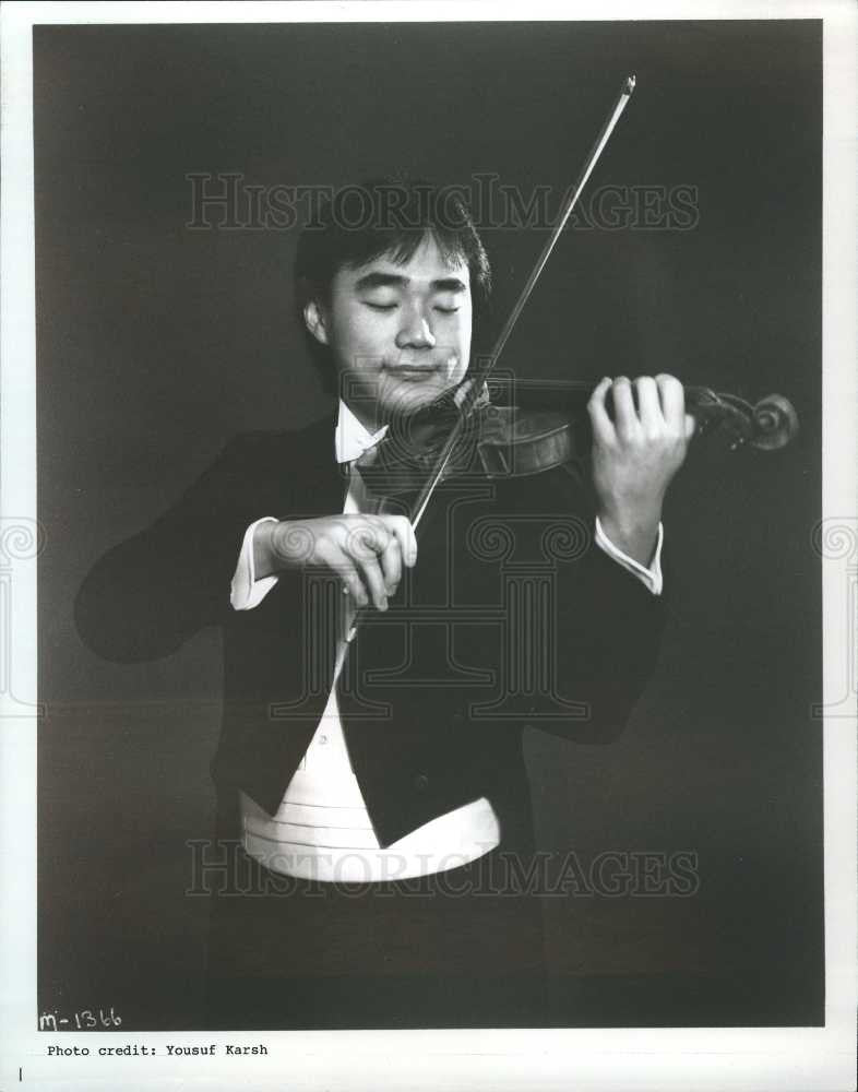1983 Press Photo Cho-Liang Lin violinist soloist music - Historic Images