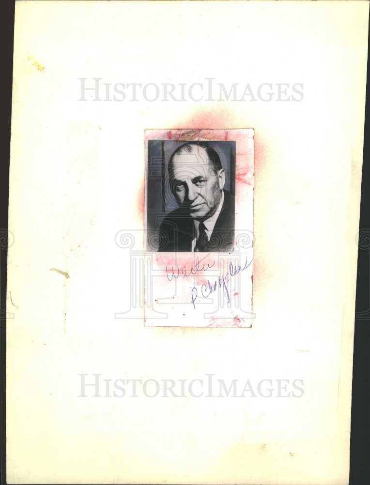 1983 Press Photo Walter P. Chrysler Corp. founder - Historic Images