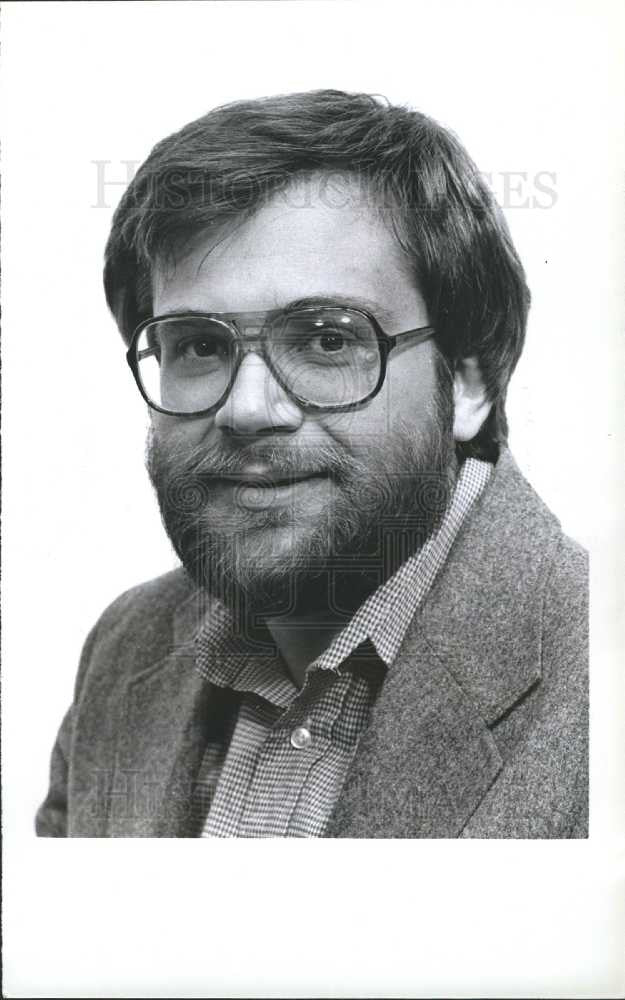 Press Photo Mike Clark film critic Detroit press - Historic Images