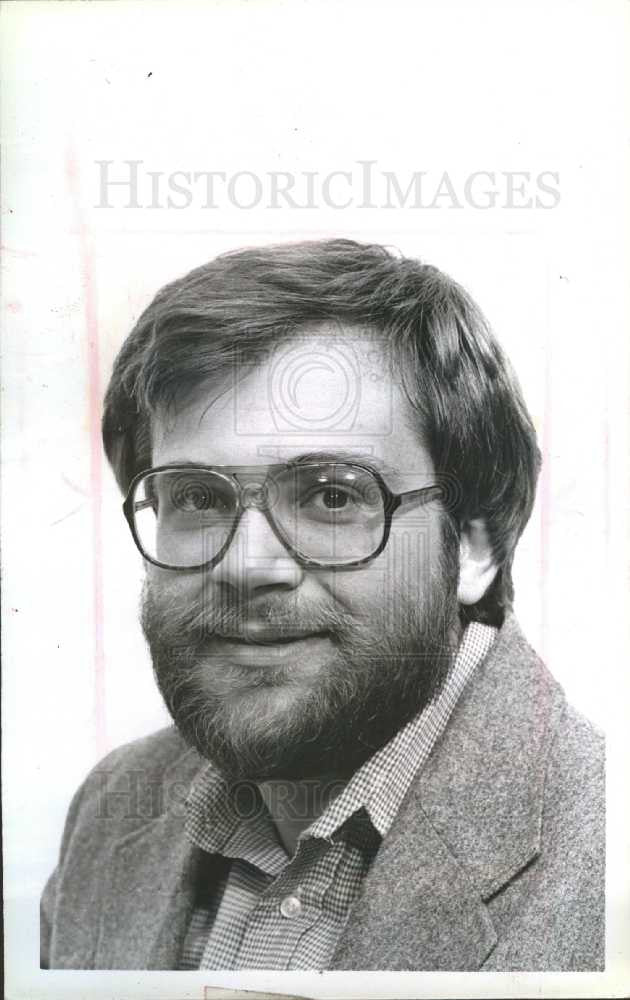 1984 Press Photo Michael Clark Critic - Historic Images