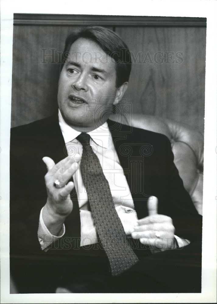1991 Press Photo John Clark Consumers Power Co. SVP - Historic Images