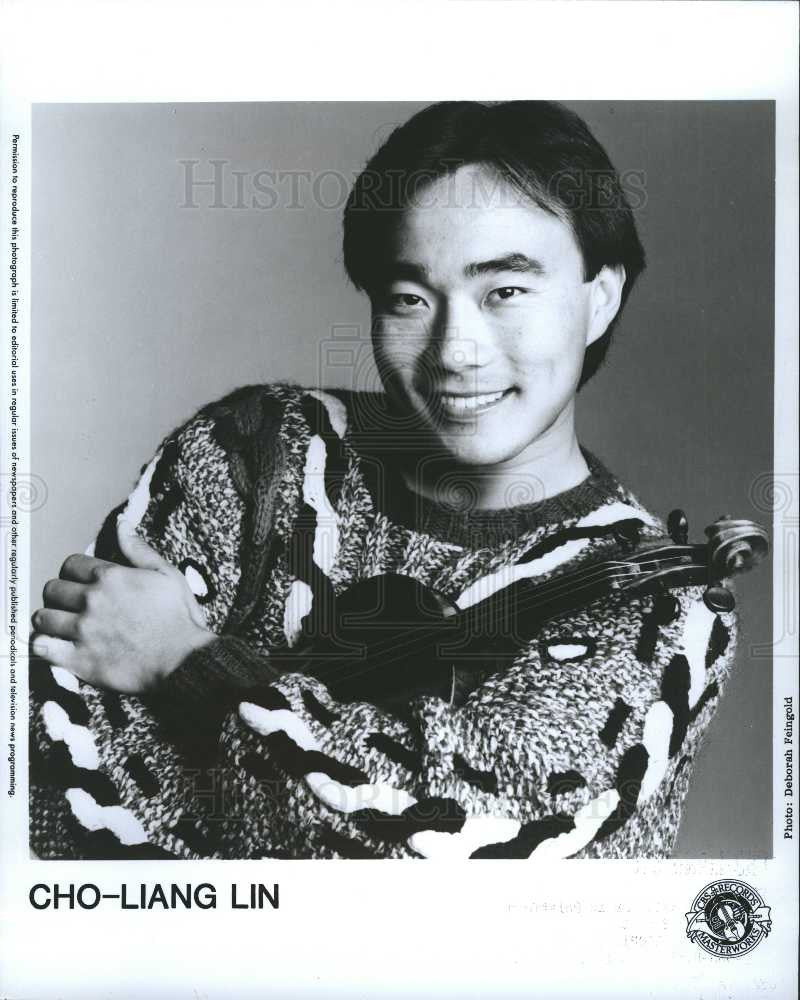 1988 Press Photo Cho-Liang Lin American violinist - Historic Images