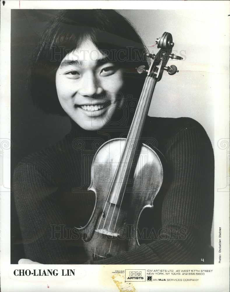 1983 Press Photo Cho-Liang Lin Violinist - Historic Images