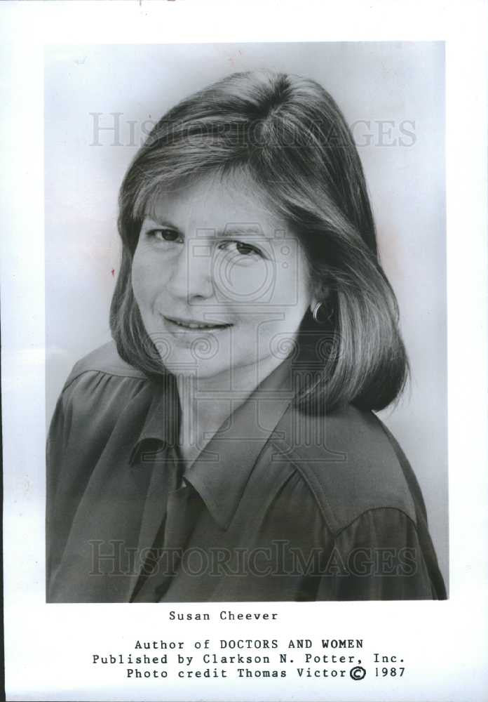 1987 Press Photo Susan Cheever New York City daughter. - Historic Images