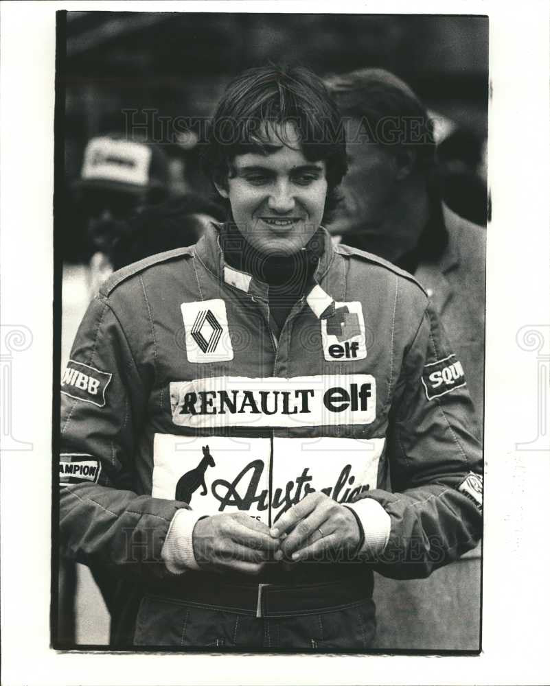 1983 Press Photo Race Car Driver Renault Australia - Historic Images