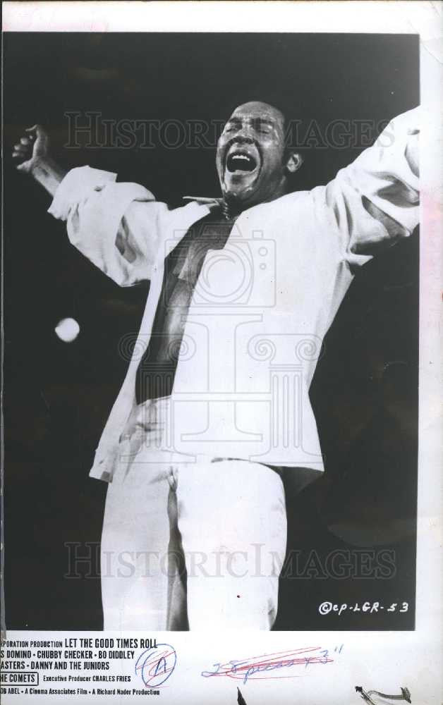 1973 Press Photo chubby checker - Historic Images