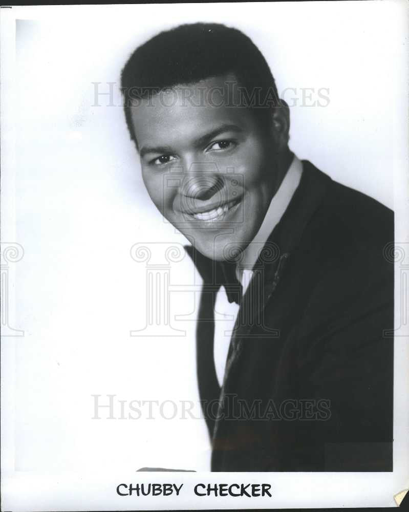 Press Photo Chubby Checker Rock Roll Twist - Historic Images