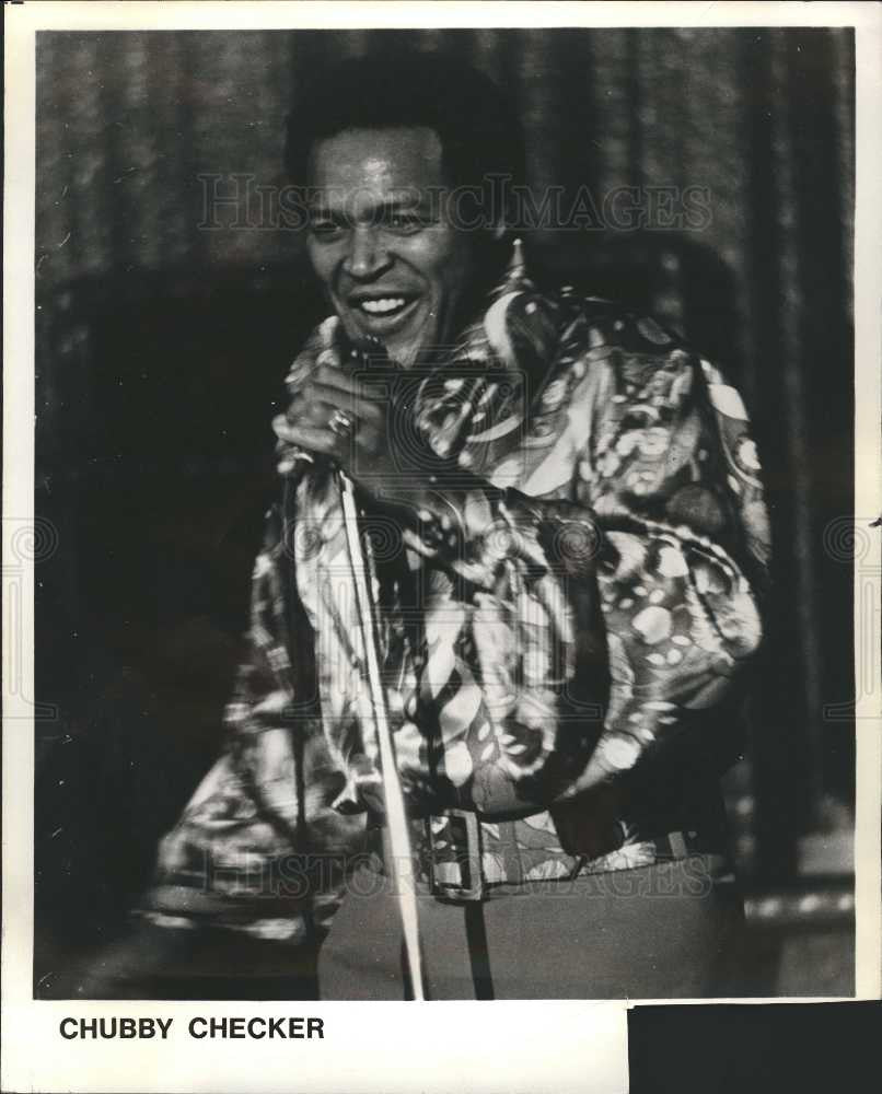 1975 Press Photo Chubby Checker American singer - Historic Images