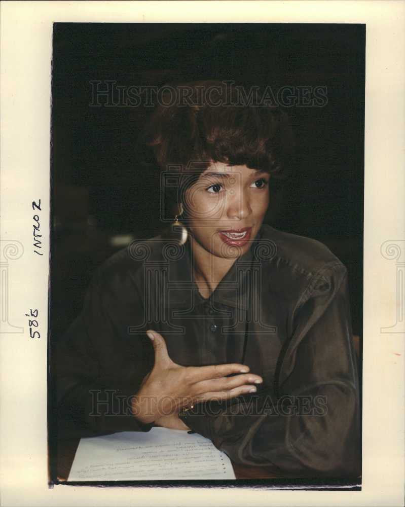 1992 Press Photo tamara clark, model, detroit - Historic Images