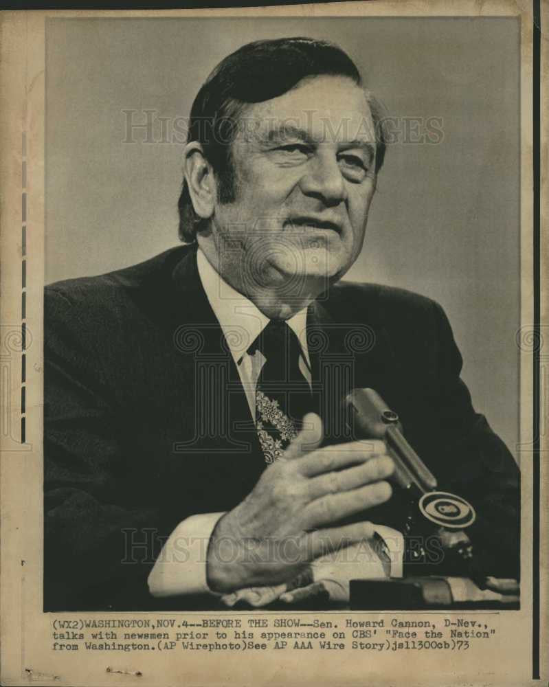 1979 Press Photo Howard Cannon American politician - Historic Images
