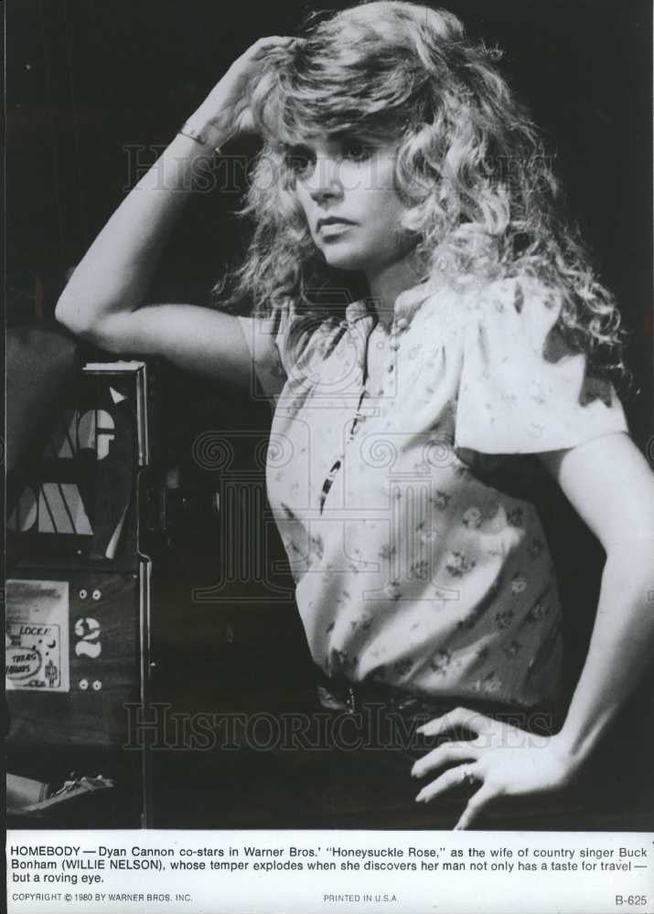 1980 Press Photo Dyan Cannon - American Actress - Historic Images