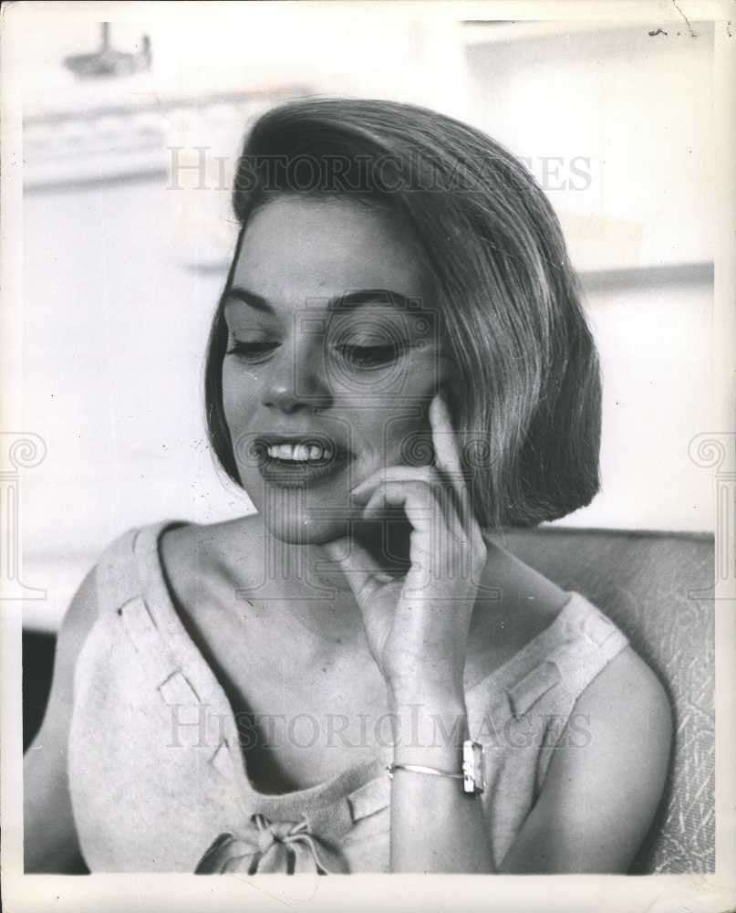 1963 Press Photo Dyan Cannon Actress - Historic Images