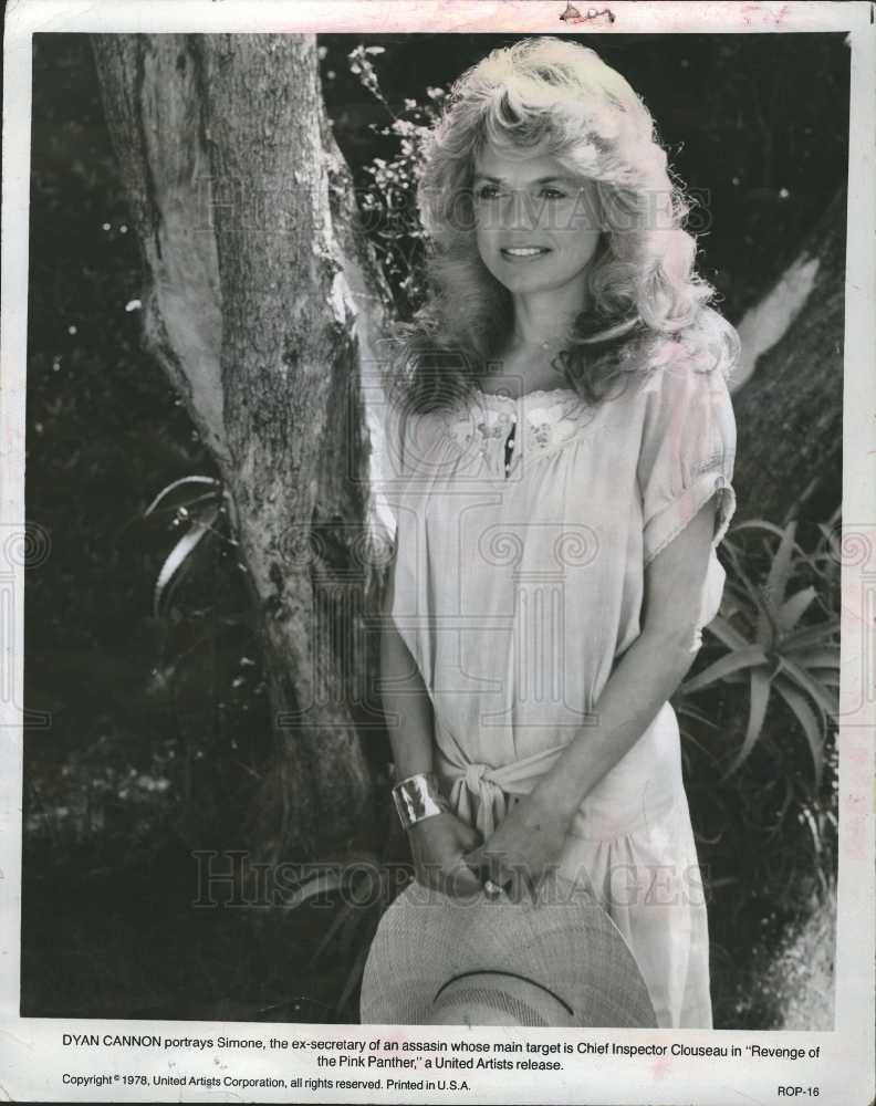 1980 Press Photo Dyan Cannon - American Actress - Historic Images