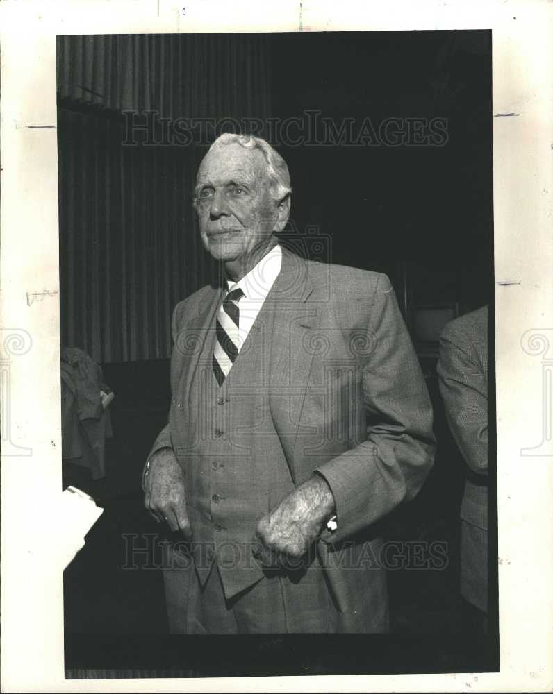 1988 Press Photo clark clifford detroit news free press - Historic Images