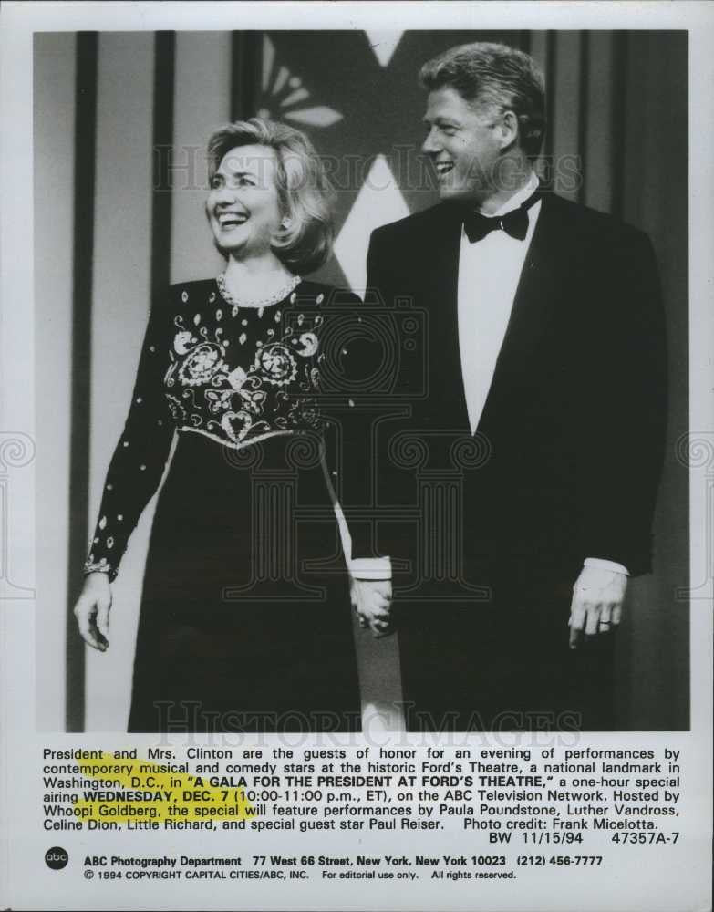 1994 Press Photo Hillary Clinton US Secretary - Historic Images