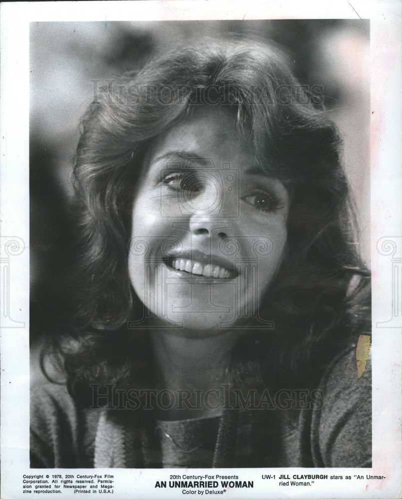 1988 Press Photo Jill Clayburgh An Unmarried Woman - Historic Images