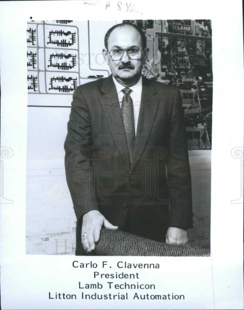 1988 Press Photo Carlo F. Clavenna - Historic Images