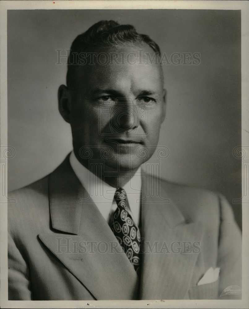 1957 Press Photo Harry M. Sisson Detroit Tigers - Historic Images