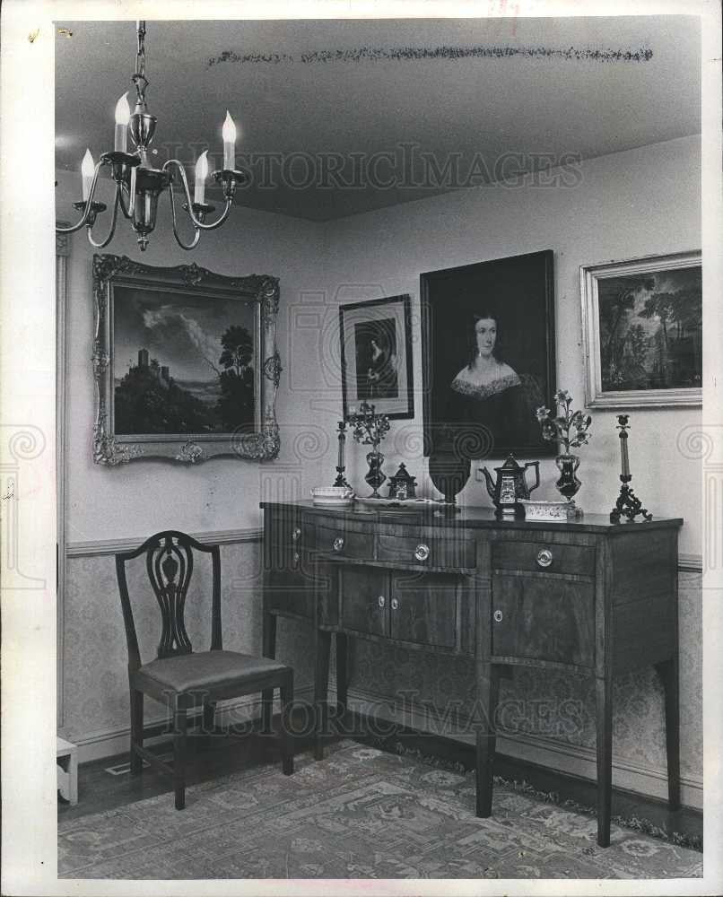 1973 Press Photo Antique Furniture, The Federal Period - Historic Images