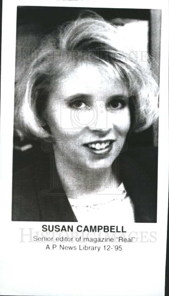 1995 Press Photo Susan Campbell - Historic Images