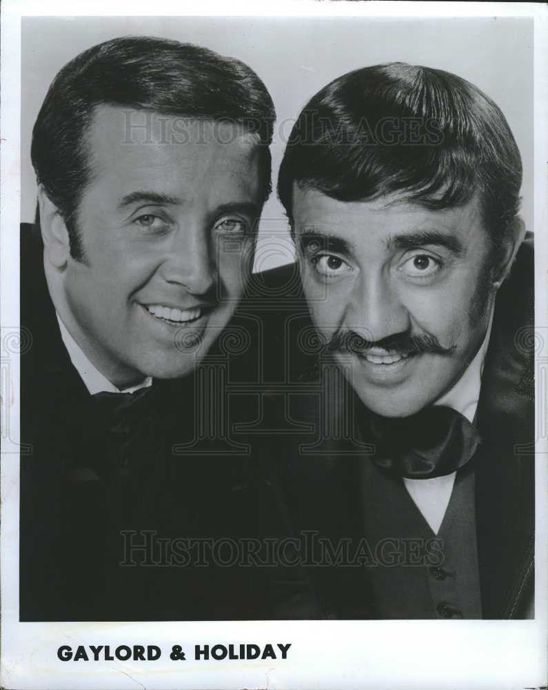 Press Photo Gaylord &amp; Holiday, singer - Historic Images