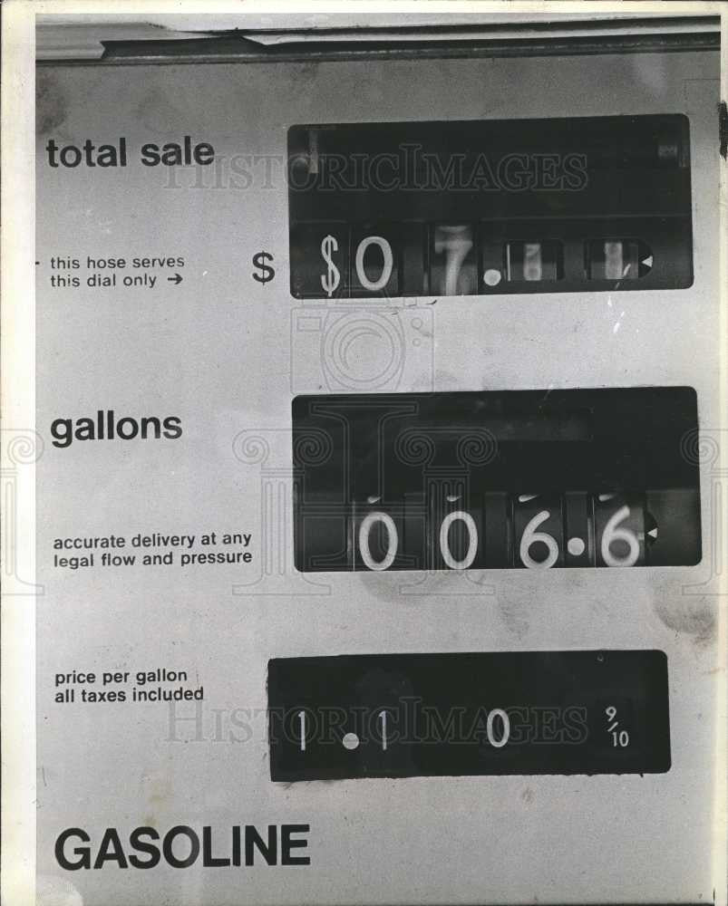 1981 Press Photo gasoline station prices decontrol - Historic Images
