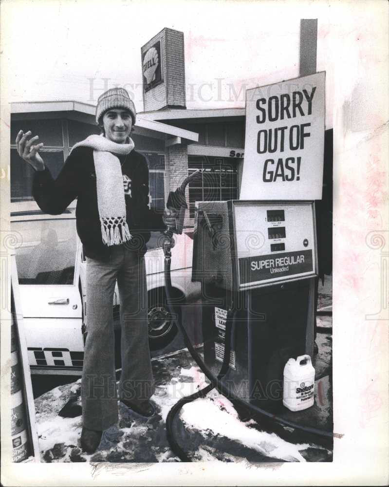 1978 Press Photo Gasoline Station - Historic Images