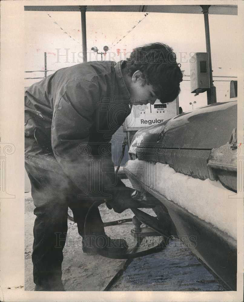 1973 Press Photo Camp Oakland Station Youth job - Historic Images