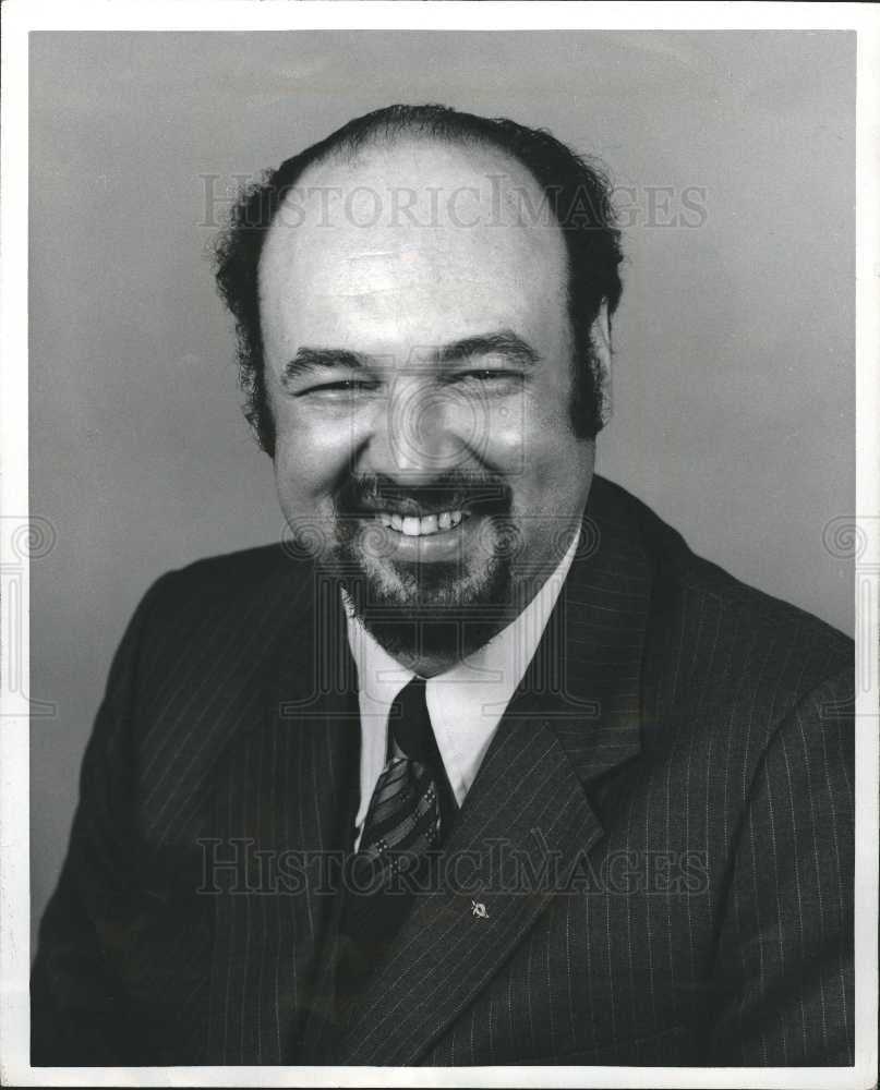 1981 Press Photo Clyde Cleveland, councilman, Detroit - Historic Images