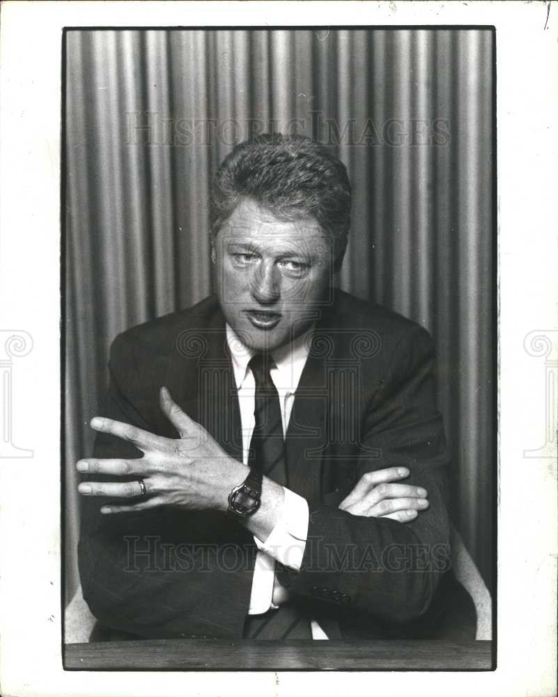 1992 Press Photo Bill Clinton President United States - Historic Images