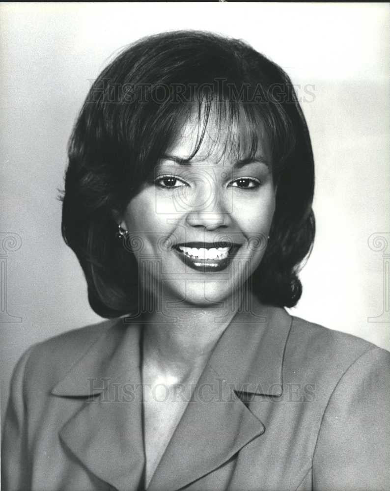 Press Photo Carolyn Clifford Reporter Anchor TV - Historic Images