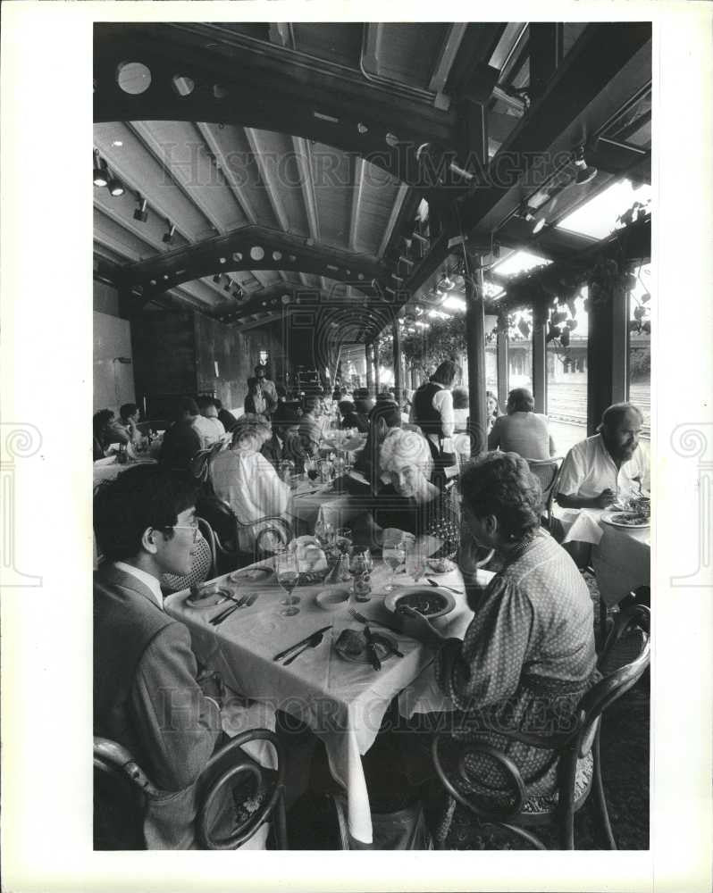 1986 Press Photo Gandy Dancer , Ann Arbor , restaurant - Historic Images