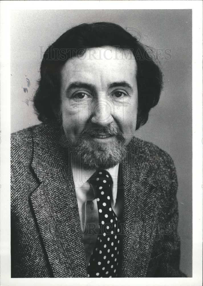 1980 Press Photo David Flaherty Professer Ontario - Historic Images