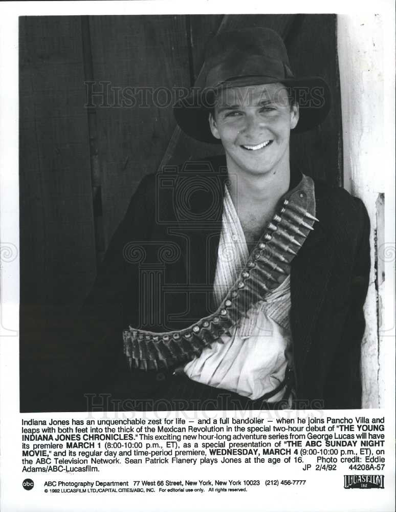 1992 Press Photo Sean Patrick Flanery Actor - Historic Images