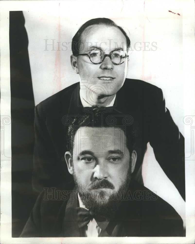 1966 Press Photo Michael Flanders Actor - Historic Images