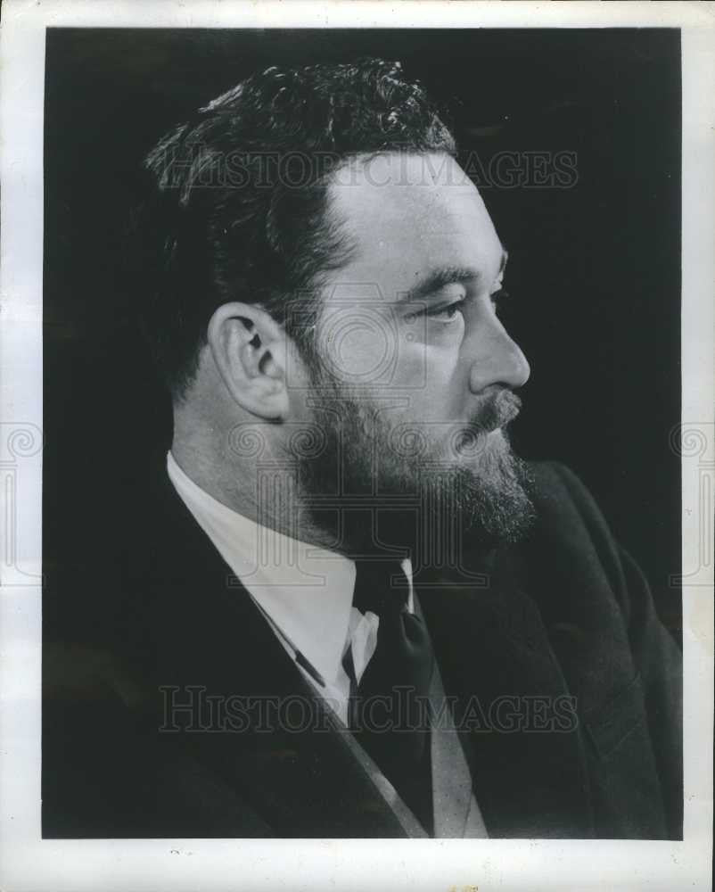 1969 Press Photo Flanders Swann At the Drop of a Hat - Historic Images